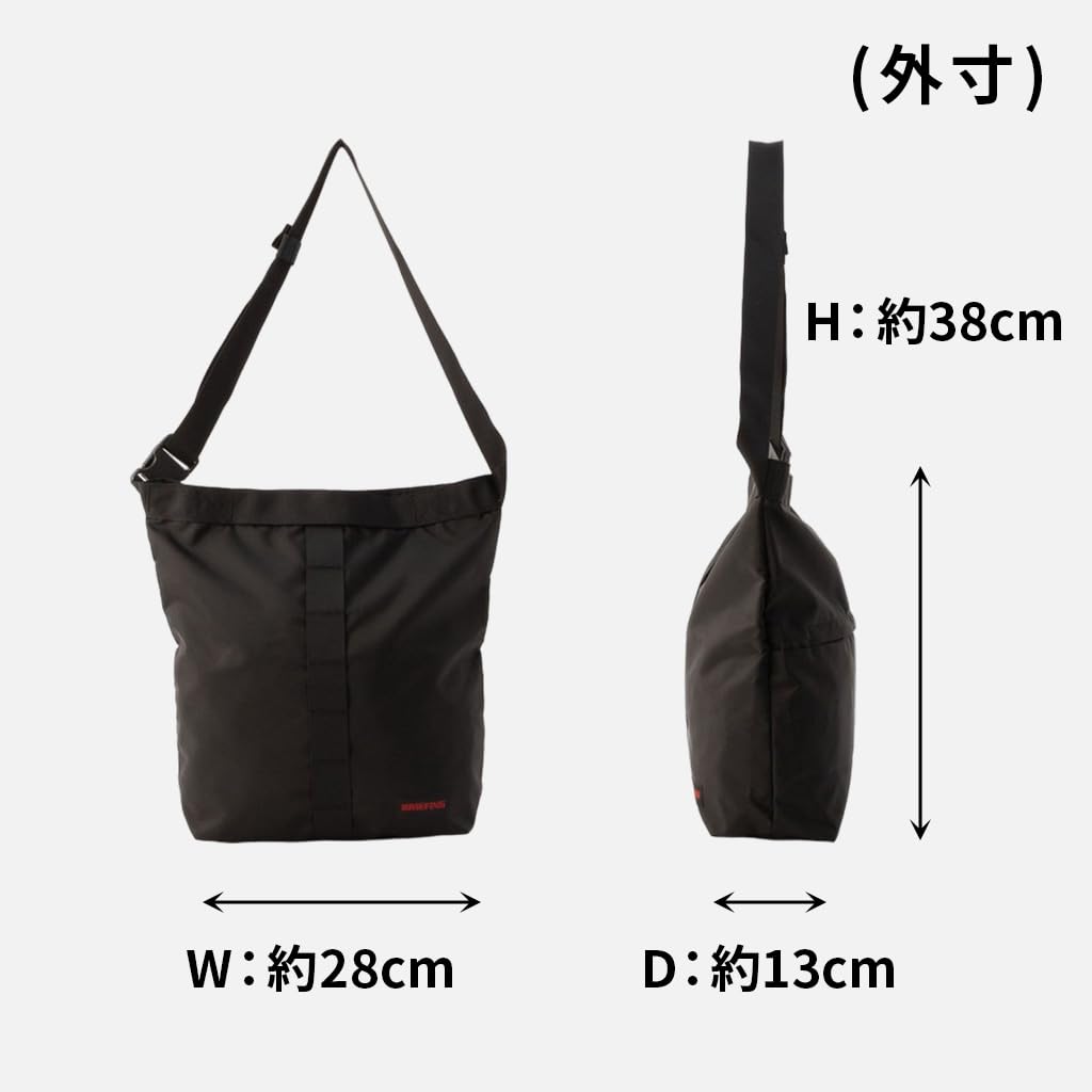 Briefing Schulterpullover S Herren Schwarz Einheitsgröße