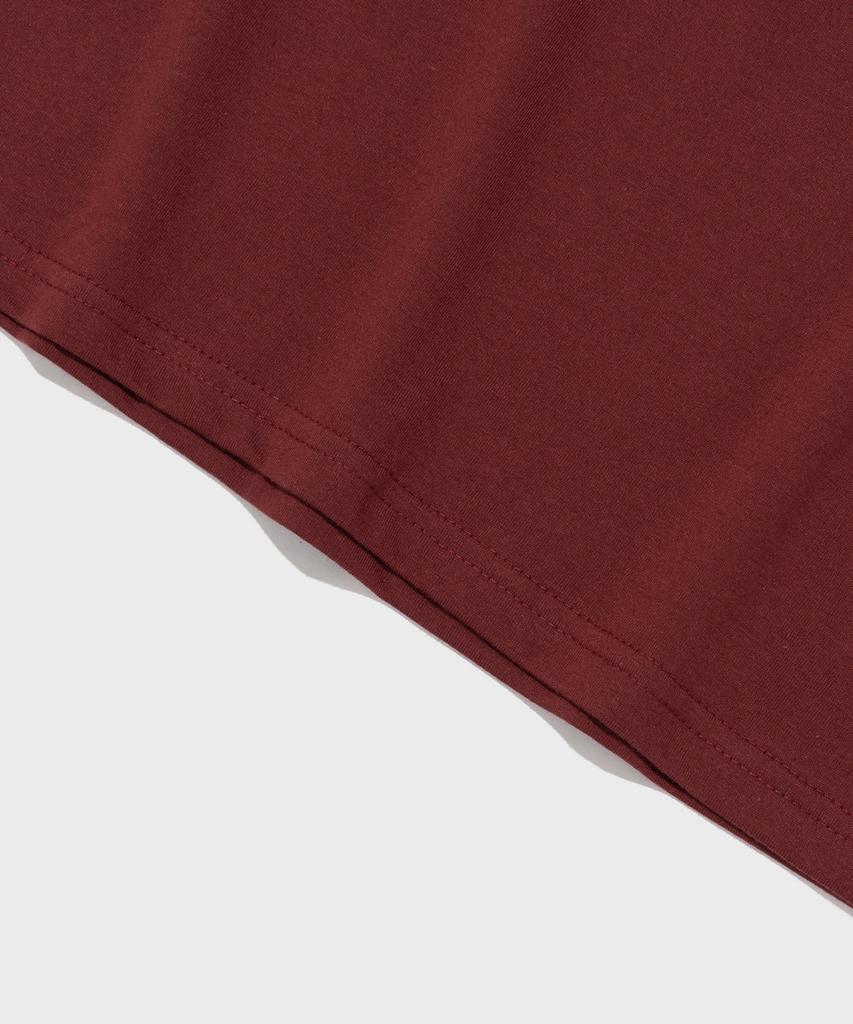 CARGOBROS (Big Size) American Paisley Street Short Sleeve T-Shirt (Wine)