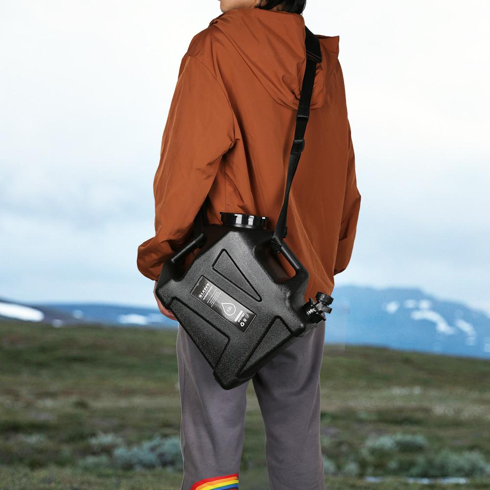 12L Portable Camping Water Jug BPA Free Water Storage Tank with Spigot Water Storage Carrier for Camping Fishing Picnic Hiking