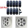 Universal 10pcs Plastic Tire Wheel RIM Hub Hook Wheel Shop Display Stand Rack Wall Mounted Hanging Hook With 24Sets Expansion screws
