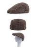 Vintage Distressed Cotton Newsboy Beret - Unisex Spring/Summer Casual Duckbill Cap