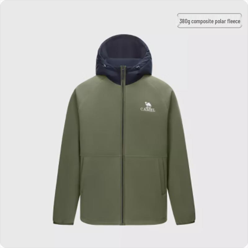 Camel Men s Full-Zip Hooded Fleece Jacket A13CA5J017 XL 6690₽