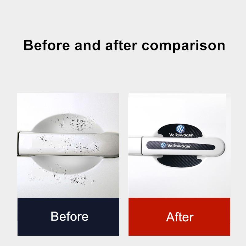 Neuer PU-Türgriffschalen-Kollisionsschutz-Aufkleber Für Volkswagen GTI Polo Golf Passat Tiguan Arteon Touareg CC