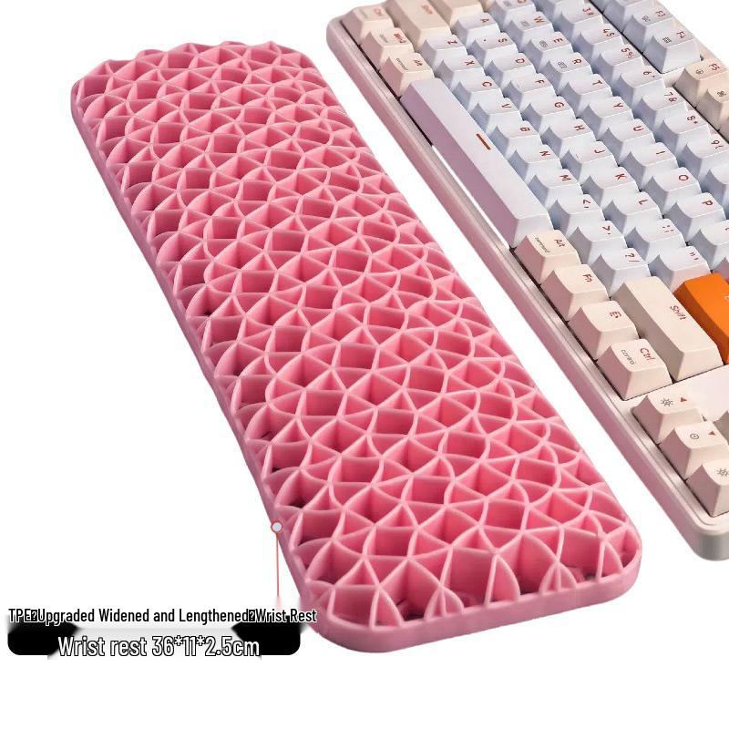 New Type Computer Keyboard & Mouse Pad with Soft, Non-Slip, Breathable Wrist Support