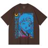 230 Gsm 100% Cotton Sailor Moon V13 Print Unisex Heavy Cotton T Shirt