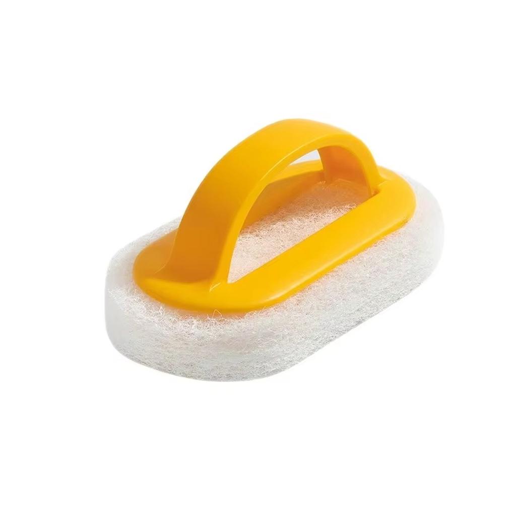 Multi-Purpose Cleaning Brush with Handle for Kitchen Bathroom and Household Use Suitable for Dishwashing Pot Scrubbing and Tub Cleaning