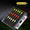 Double-sided Fishing Lure Storage Box Detachable Compact Design Portable Shrimp Bait Box Fishing Gear Organizer