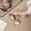 Fashion Summer Wedges Heel Women Slippers Fashion Open Toe Butterfly-knot Ladies Dress Slides Lazy Shoes  Women Shoes