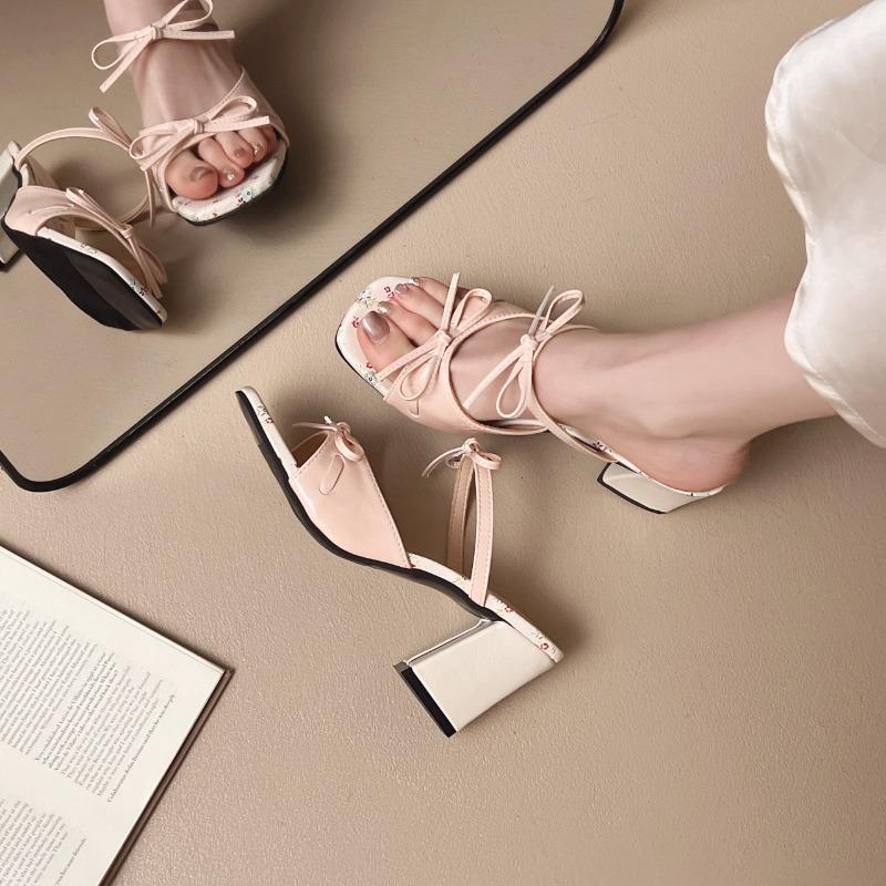 Fashion Summer Wedges Heel Women Slippers Fashion Open Toe Butterfly-knot Ladies Dress Slides Lazy Shoes  Women Shoes