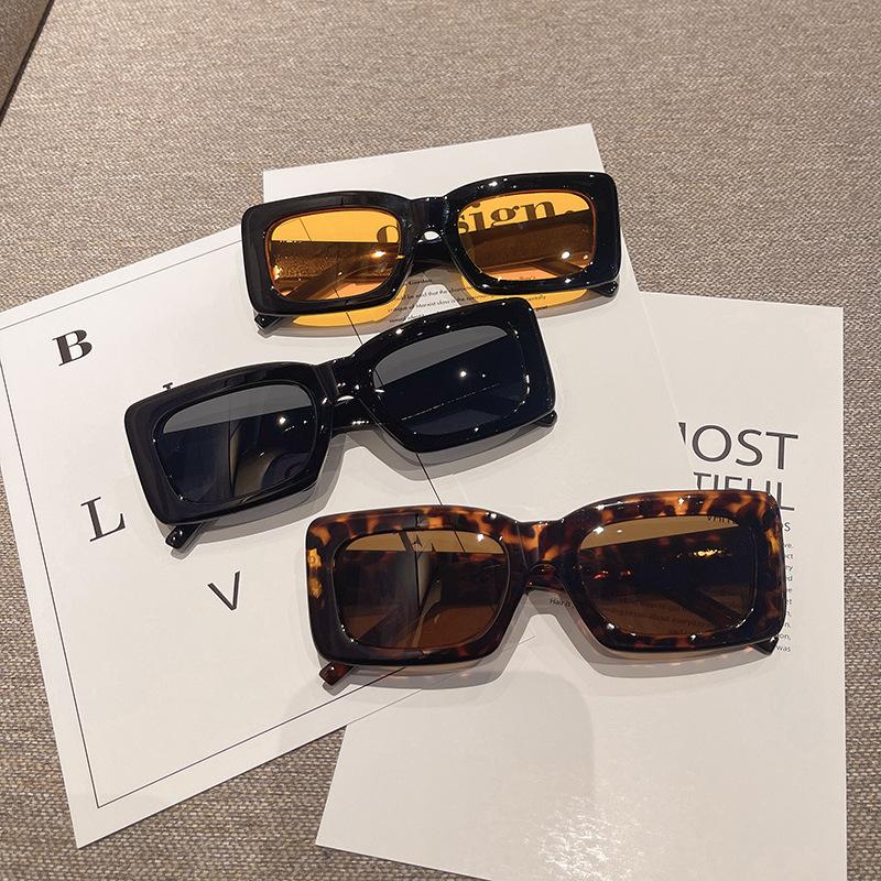 Rectangle Shape Sunglasses for Men Fashion Trendy Anti-glare Sunglass Men Travelling Driving Sun Glasses for Women