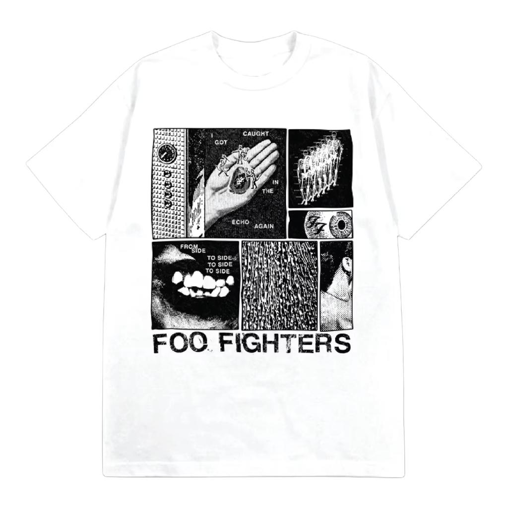 Foo Fighters Groupe Nouvel Album Ton Jouet Préféré Vêtements Homme Femme T-shirt Oversize Coton Y2k Vintage Tee Vêtements Femme Homme