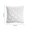 Easter Pillow Covers Cute Rabbit Cushion Wrap 18x18in Embroidered Ears Farmhouse Easter Pillow Covers for Bedroom Home Decor