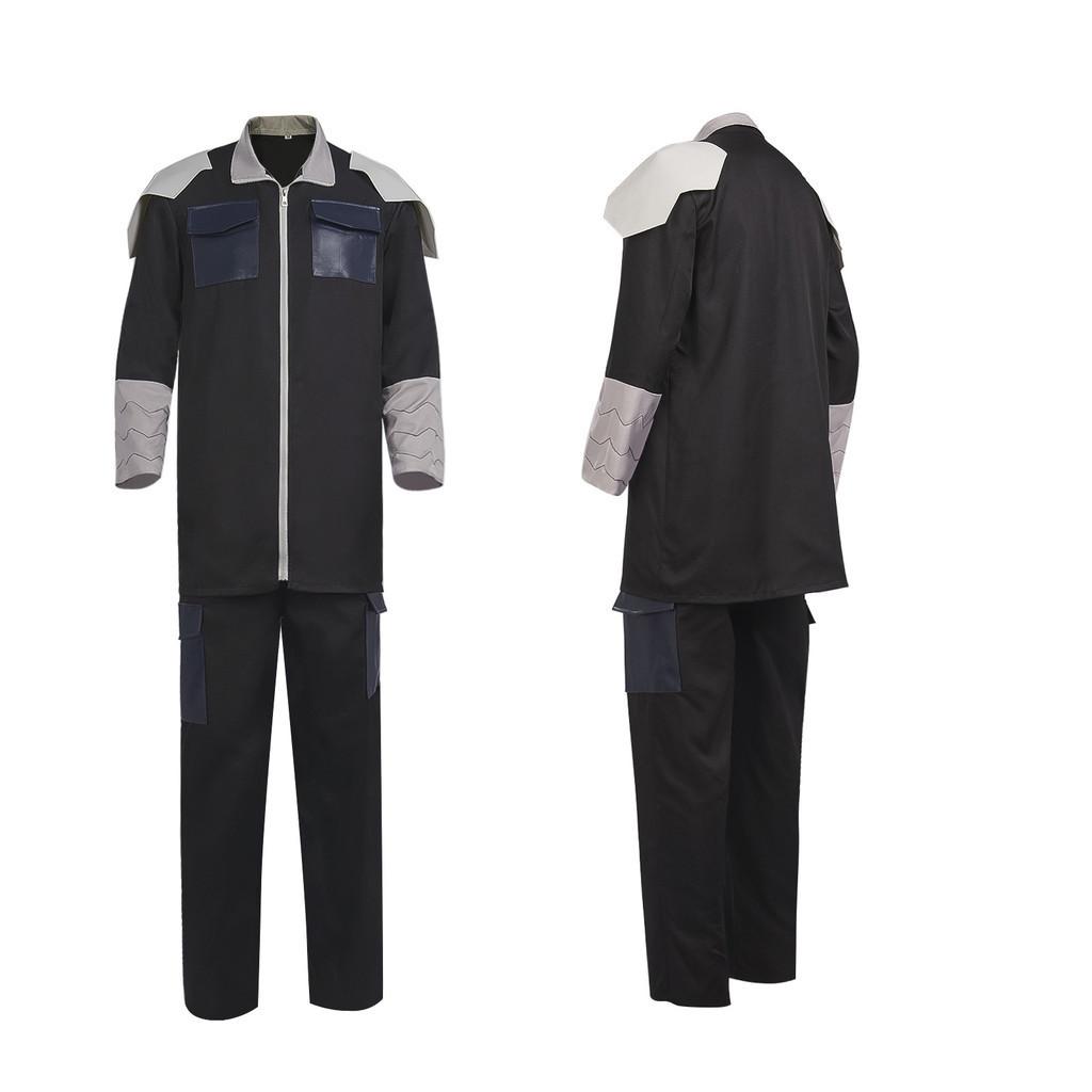 High-quality Polyester Monster No. 8 Cosplay Costume Black Anime Team Uniform For Men And Women