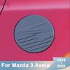 Carbon Fiber Car Fuel Tank Cap Cover For Mazda 3 Axela   ABS Oil Tank Car Cover Protection Exterior Sticker Accessories