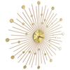 Metal Wall Clock 70 Cm Gold
