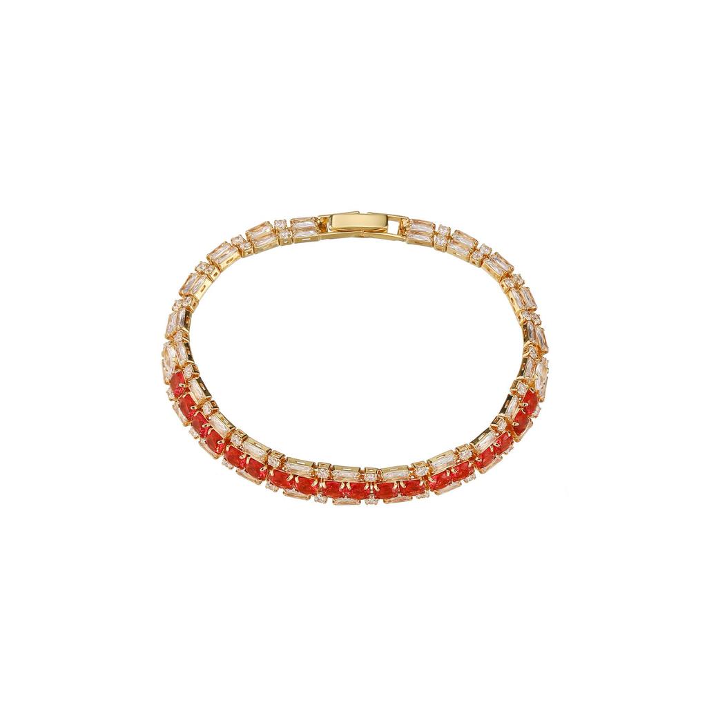 2024 Spring-Summer Women's High-End Zirconia Bracelet: Personalized Design, Versatile Light Luxury Fashion Hand Jewelry