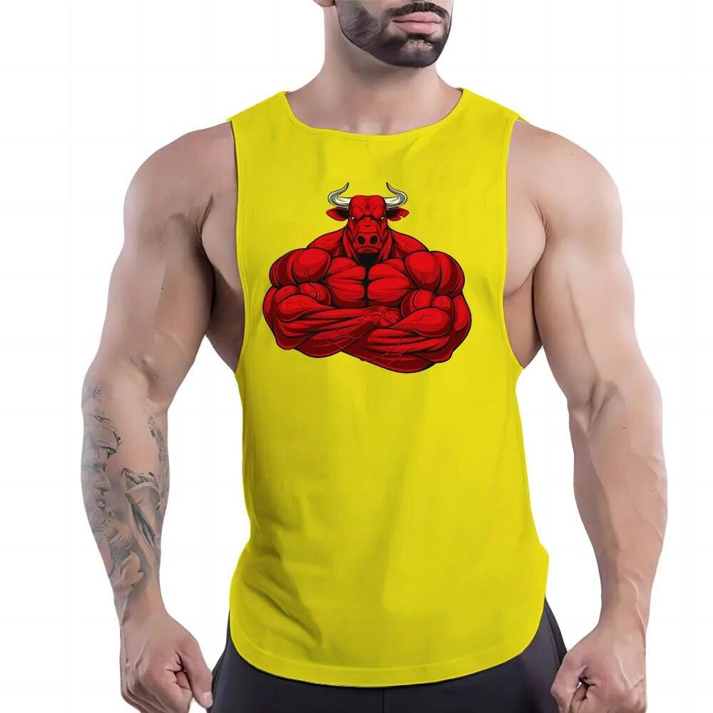 Freizeit Ärmelloses Shirt Basketball Outdoor Mode Atmungsaktive Vier Jahreszeiten Schnell Trocknend Y2k Sport Fnaf Gym Kleidung Männer Tank Top