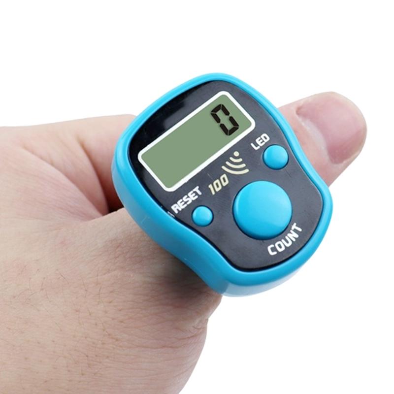 Mini Counter Manual Clickers Counter with Resettable Digits Led Screen for Sports Event Crafting Row Counting Lightweight