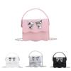 Stylish Chain Strap Children's Bag With Fashionable Bow Design For Boys And Girls