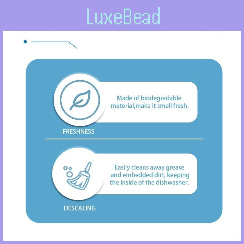 Jaysuing Dishwasher Cleaning Tablets Powerful Odor Eliminating Grease Removal Multi Surface Cleaner 20 Pack