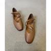 Französische Retro-Mary-Jane-Schuhe Damen flach Temperament kleine Lederschuhe Einzelne Schuhe