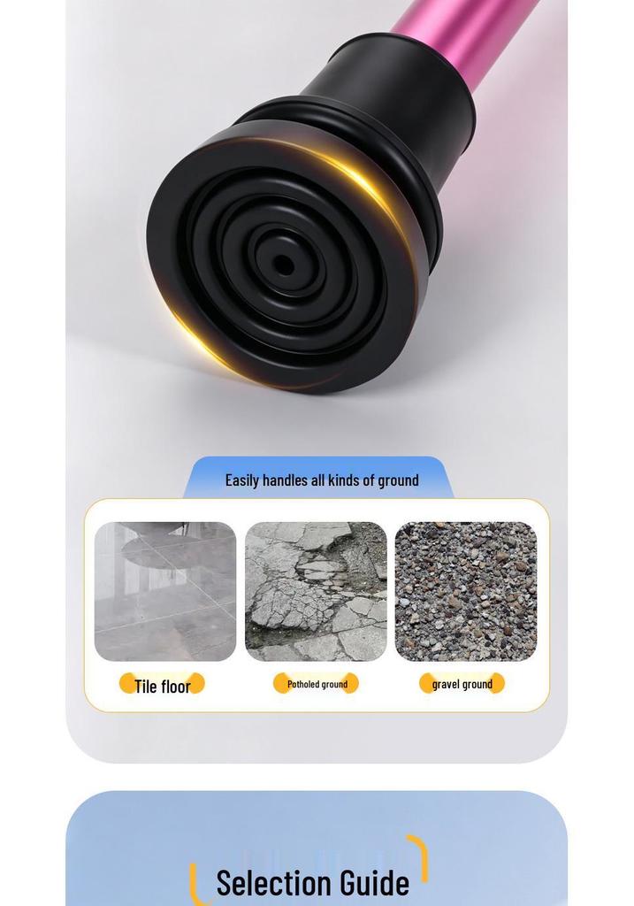 Foldable Non-Slip Double Elbow and Underarm Crutches