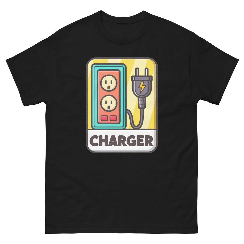 Charger Popular Illustration Object T-Shirt