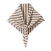 Women's 100% Pure Cashmere Knit Triangle Shawl - New Stylish Versatile Stripe for Autumn/Winter