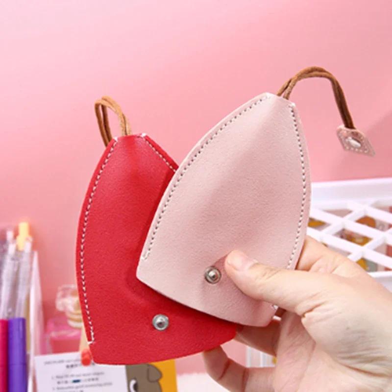 Creative Pull-Out Key Case Cover Leather Large-Capacity Sleeve Keychain Bags Cute Protector Car Fob with Holder Hook