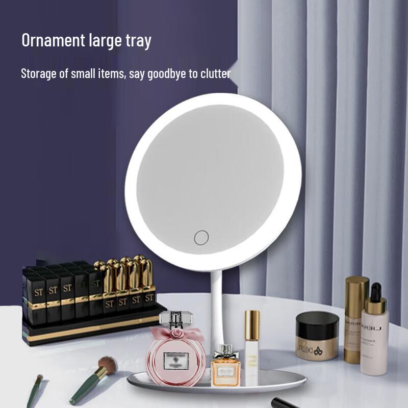 Aige LED Smart Adjustable Desktop Makeup Mirror