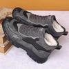 Soft-soled Men's Shoes Winter Velvet Thickened Warm Cotton Shoes Non-slip Cold-resistant Snow Boots Outdoor Non-slip Labor Insurance Shoes Men