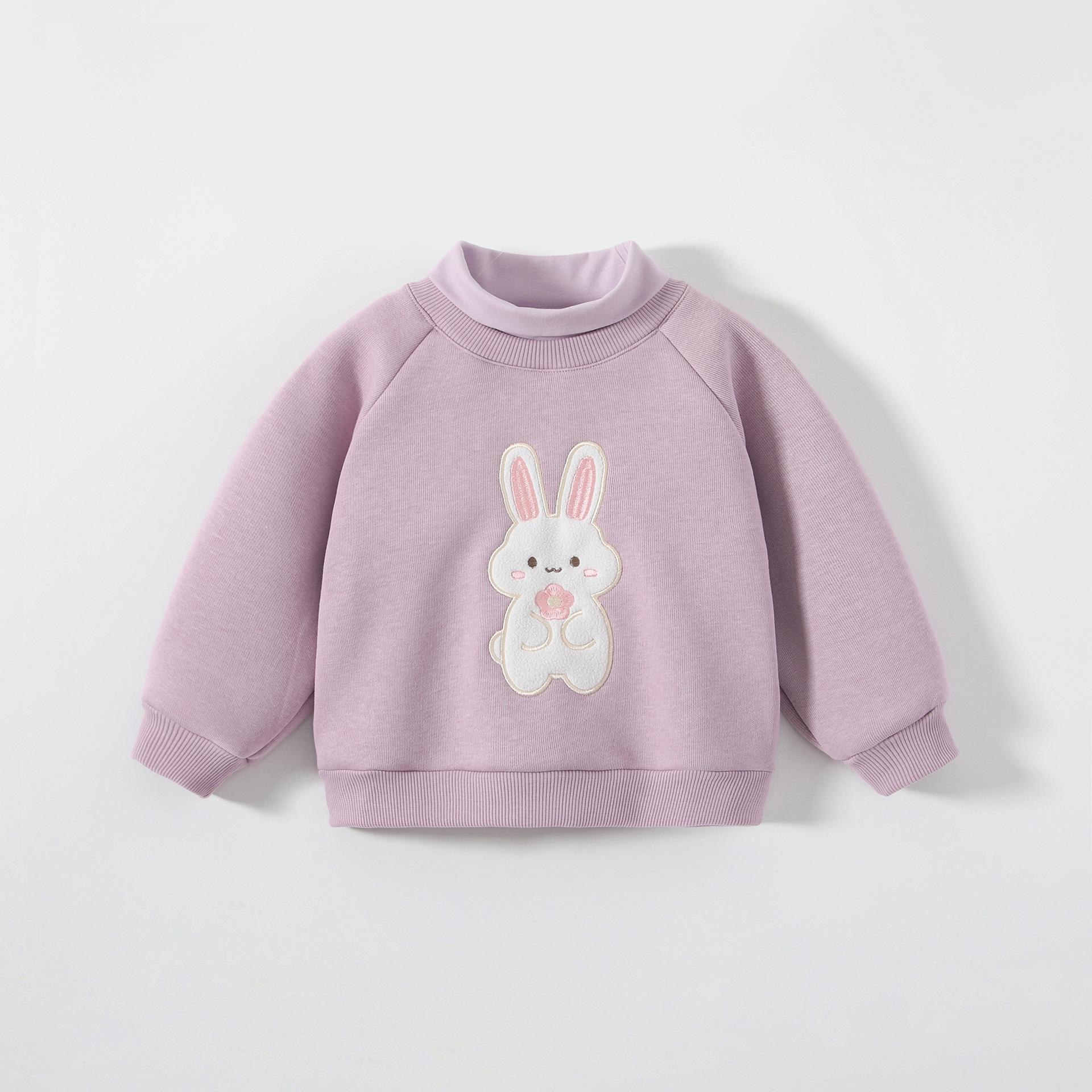 

Kids Cute Animal Half-High Collar Pullover for 2025 - Stylish Autumn/Winter Sweatshirt 90 (Height 80-85cm)