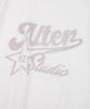 ALTER STUDIO Retro Reverse Print T-Shirt_White