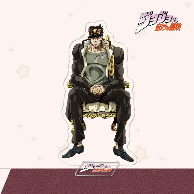 JoJo's Bizarre Adventure Animation Comics Peripheral Toys JOJO Dio Acrylic Stand-Up Sign Anime Action Figure Model Collection