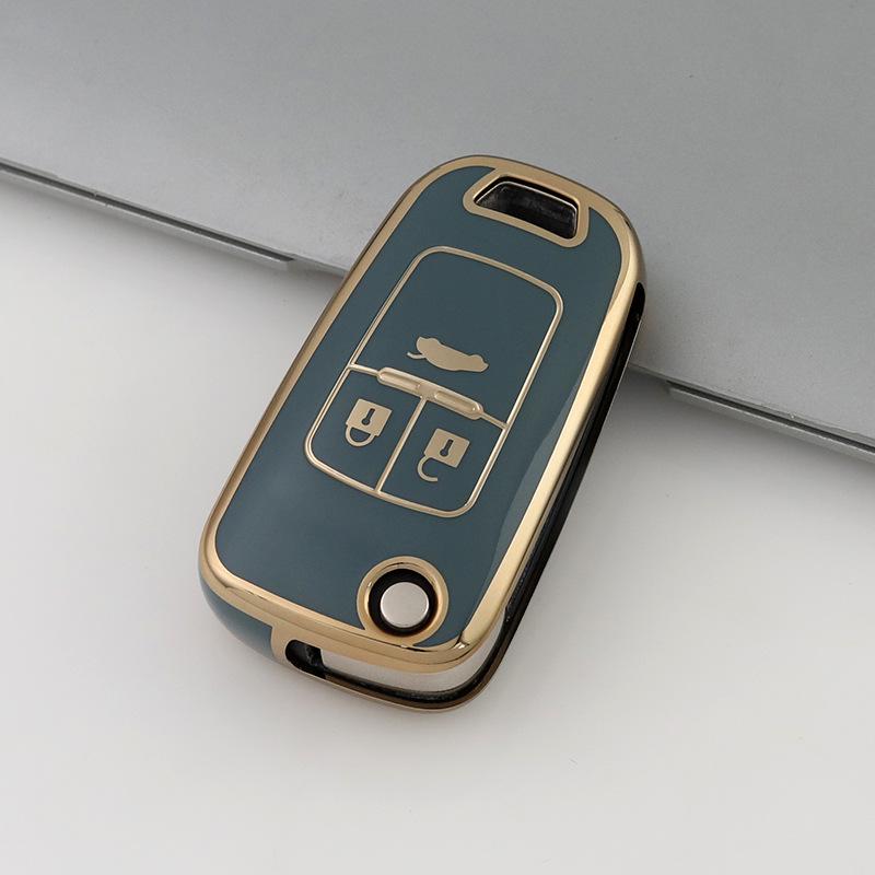 Buick/Chevrolet Key Cover for 2012-2025 Models: Excelle, GT, LaCrosse, Encore, Malibu – Folding Protective Shell