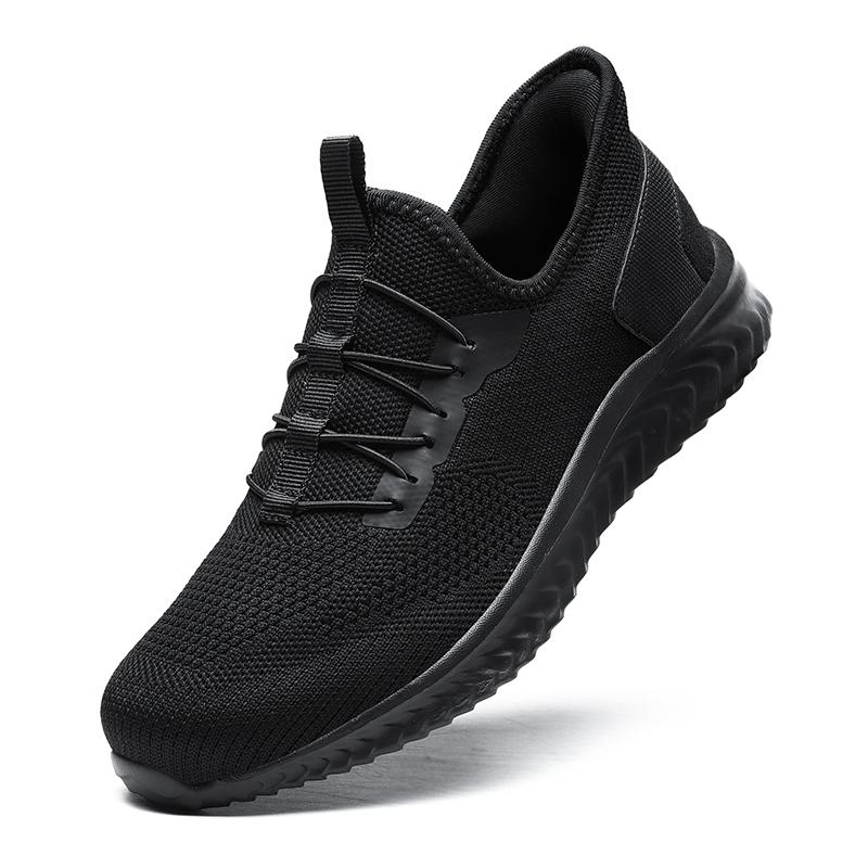 Men s Running Shoes Breathable Man Sports Sneakers Lace Up Comfort Casual Walking Shoes Athletic Training Footwear 36 чёрный