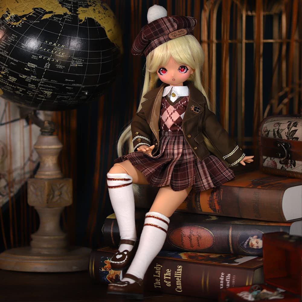 ICY Fortune Days Scale BJD Anime Painted Movable Gift for Children 1/4 Doll, Style, Figure, (Heijia)