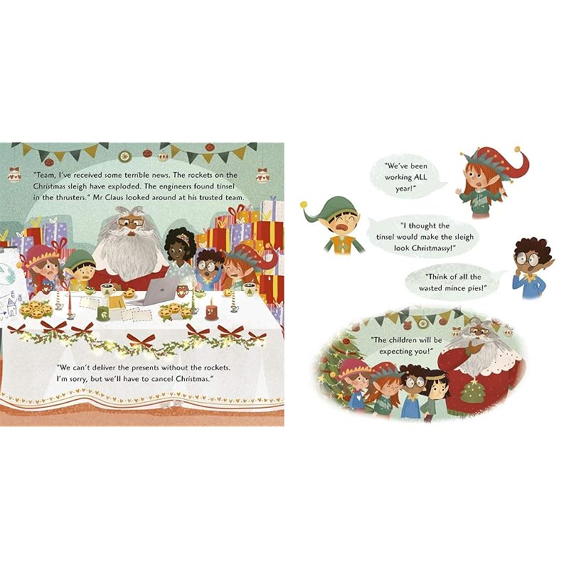 The Night The Reindeer Saved Christmas: Discover How Santa Met His Reindeer In This Festive, Feminist Picture Book