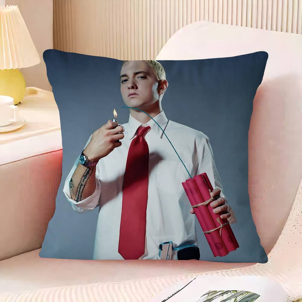 Super Rapper Eminems Office Cushion Pillowcase Car Cushion Cover45X45CM Lumbar Pillowcase Sofa Pillowcover