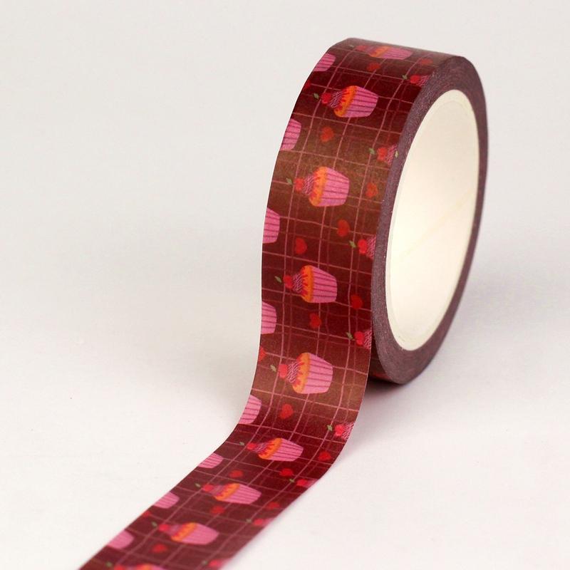 2026 NEW 1X 10M Duck Bird Cake Blueberry Flowers Grid Spring Washi Tape Set for Scrapbooking Masking Tape Cute Jounal Stationery