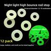 10/20/30pcs Anti-slip Fishing Rod Ring Waterproof Elastic Rod Stop Ring Clip Silicone O-shaped Ring Fishing Tool Accessories