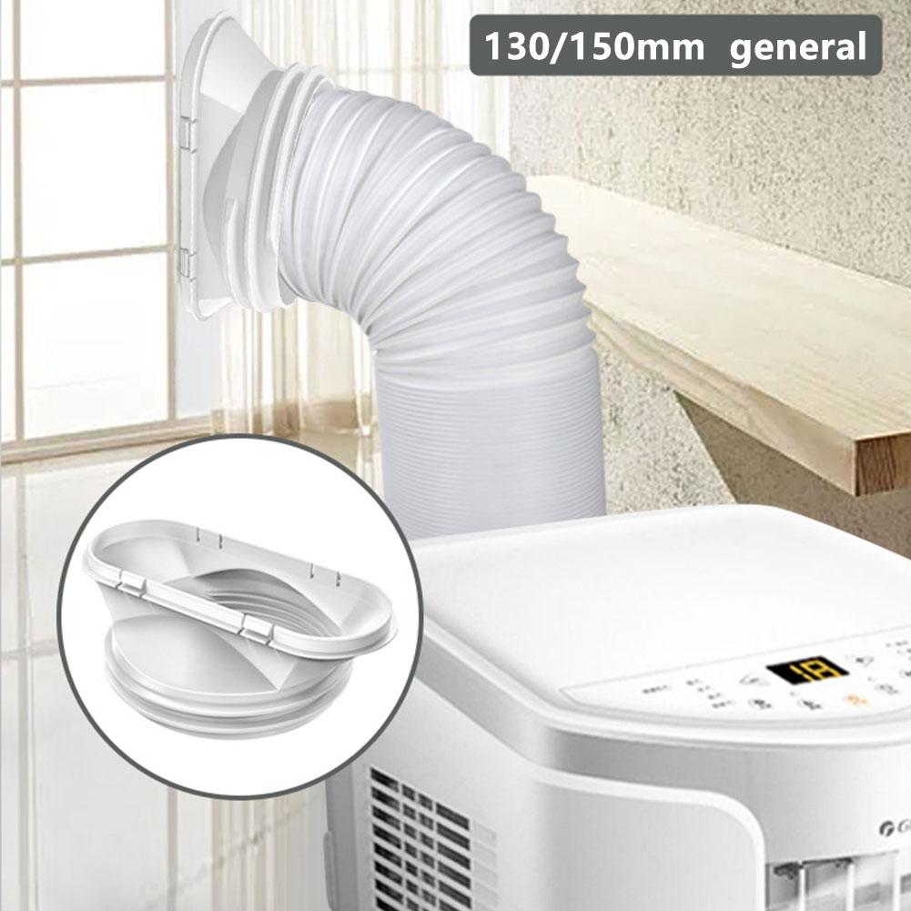 Flat Mouth Interface Adaptor 1 Pcs 198*145*70mm ABS Accessories.exhaust Pipe For 130/150mm Hose Heat Exhaust Pipe