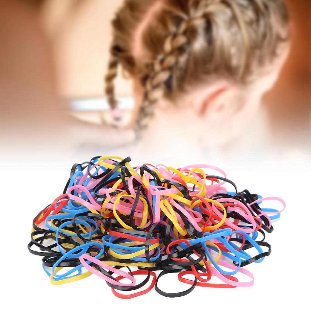 Rubber Bands Colored High Elasticity Strong Hair Loop Disposable Small Rubber Band