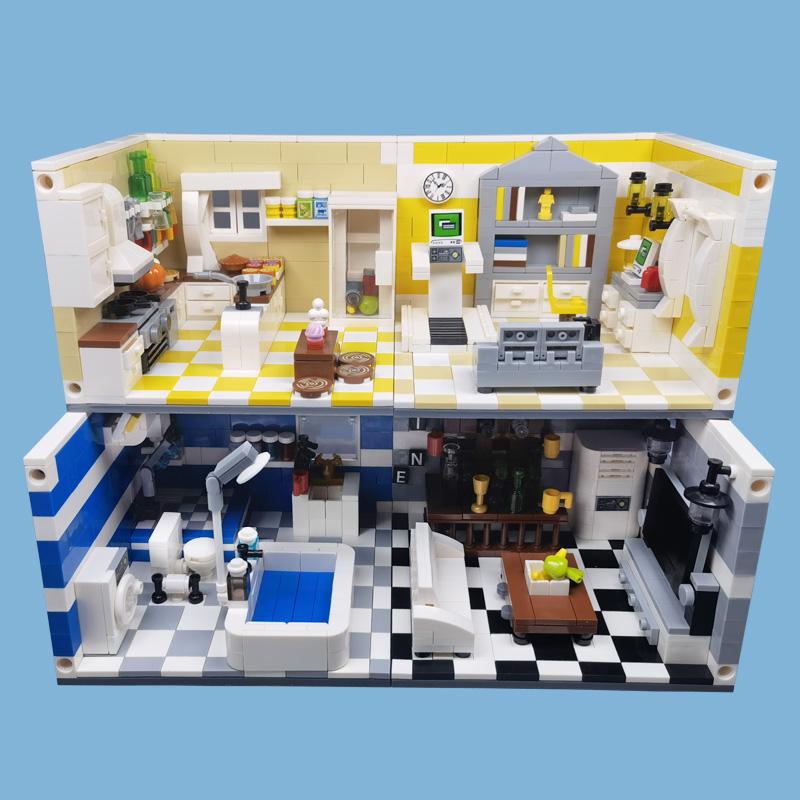 City-Area Furniture Construction High-Standard Construction-Blocks Play Sets High-Standard For High-Standard Children Premium-Quality Moc