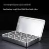 304 Stainless Steel Kitchen Seasoning Organizer with Lid