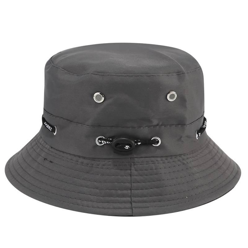 Bucket Hat Unisex Summer Solid Color Outdoor Fisherman Hat Casual Beach Sun Hat Panama Hats