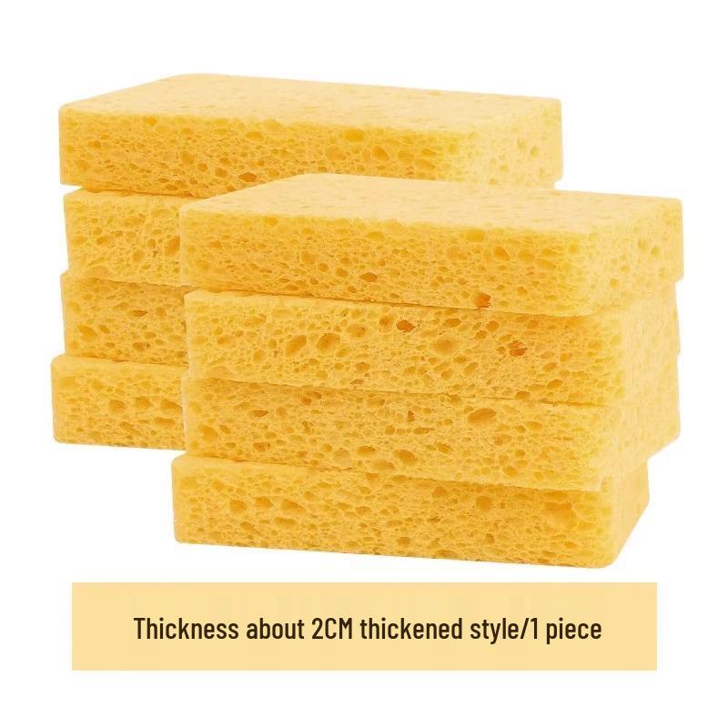 Natural Wood Pulp Nano Sponge for Durable Dishwashing and Oil Removal