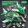 with 6 Road Signs Inertial Airplane Model Aircraft Model Deformation Airplane Toy  Boys and Girl