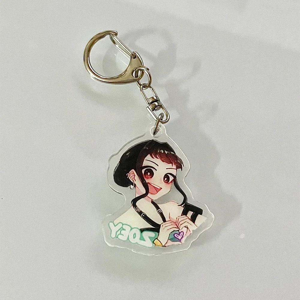 8 Stück Kpop Dämonenjäger Huntrix Saja Boys Schlüsselanhänger Rumi Zoey Jinu Mira Meine Seele verkauft Schlüsselanhänger - Kpop Fan Zubehör Schmuck