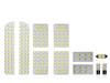 Pure White LED Room Lamp Set for 20 Series 11-piece Alphard/Vellfire (ANH20/25, GGH20/25, Early/late Models)